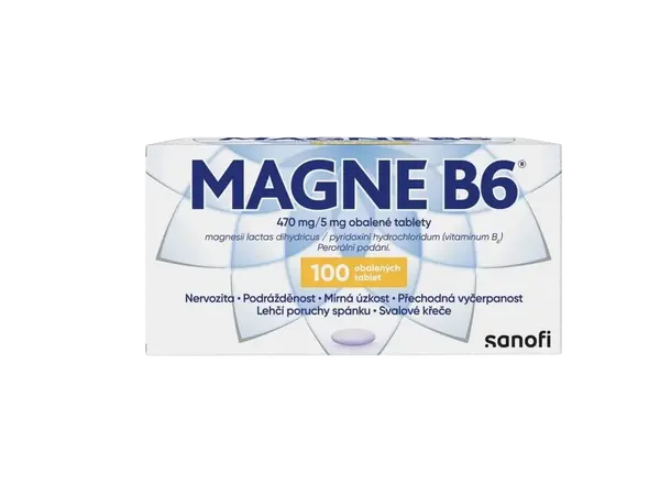 MAGNE B6 470mg/5mg 100 tabliet