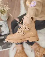 Resti Light brown women's bagger boots Hennobs