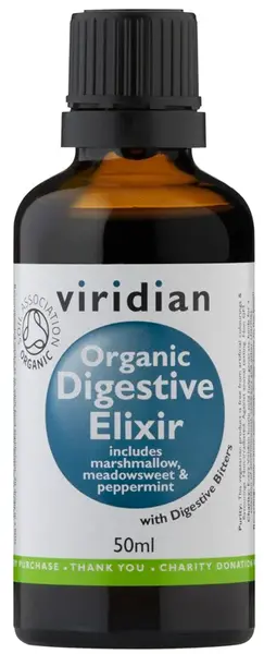 VIRIDIAN Digestive Elixir Organic 50 ml