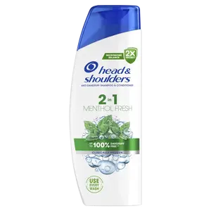 HEAD & SHOULDERS Mentol Fresh 2v1, Šampón s kondicionérom proti lupinám 330 ml