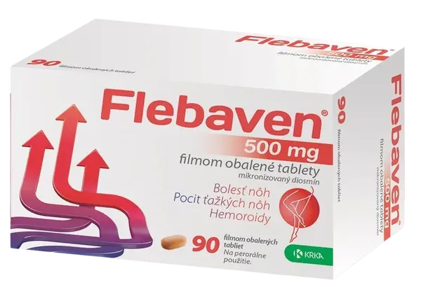 FLEBAVEN 500mg filmom obalené 90 tabliet