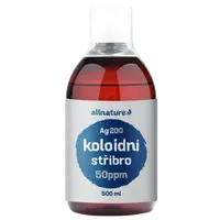 ALLNATURE Koloidné striebro Ag200 - 50 ppm 500 ml