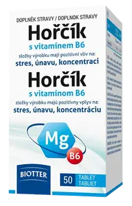 BIOTTER Hořčík 125 mg s vitamínem B6 50 tabliet
