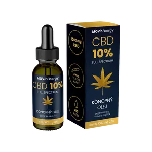 MOVIT ENERGY CBD 10% Full Spectrum Konopný olej 10 ml