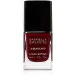 Gabriella Salvete Longlasting Enamel dlhotrvajúci lak na nechty s vysokým leskom odtieň 21 Burgundy 11 ml