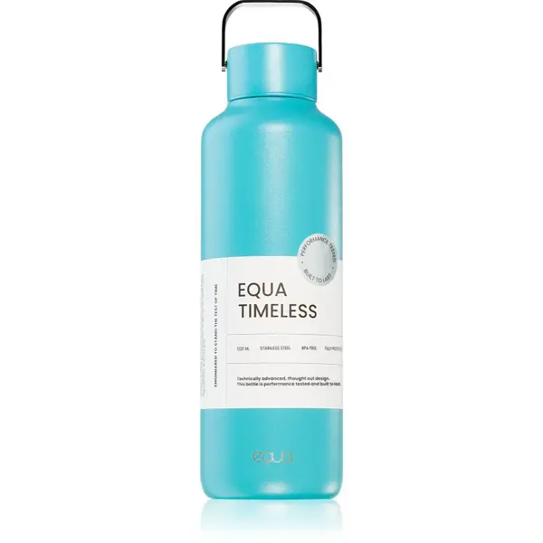 Equa Timeless fľaša na vodu z nehrdzavejúcej ocele farba Wave 1000 ml