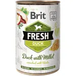Brit Fresh Dog konzerva Duck with Millet 400 g | Konzerva pre psov