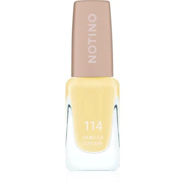 Notino Gel Effect Nail Polish lak na nechty s gélovým efektom 114 Vanilla Cream 10 ml