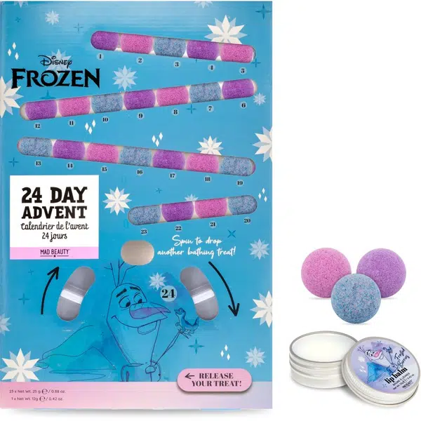 Mad Beauty Frozen Advent adventný kalendár 24 ks