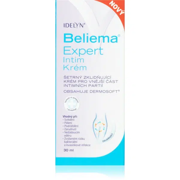 Beliema Expert Intim krém intímne zdravie upokojujúci krém na intímne partie 30 ml