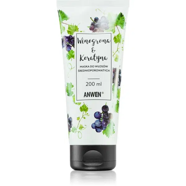 Anwen Grapes & Keratin regeneračná maska na vlasy Medium Porosity 200 ml