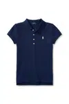 Dětské tričko Polo Ralph Lauren tmavomodrá barva, s límečkem, 313573242008