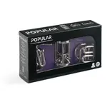 POPULAR TEASER 3 KS Sada hlavolamů, stříbrná, velikost