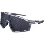 Laceto GLARE Stylové sportovní sluneční brýle, černá, velikost