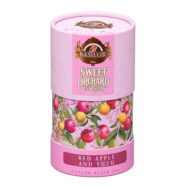 BASILUR Sweet orchard red apple & yuzu černý čaj 75 g