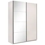 MID.YOU ŠATNÍ SKŘÍŇ S POSUVNÝMI DVEŘM, kašmírová, 150/210/62 cm