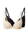 Dorina Podprsenka  svetlobéžová / čierna