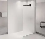 Polysan Architex - Sprchová stěna Walk-In, 86x210 cm, matná černá/matné sklo AXB90MT