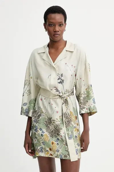 Hedvábné šaty MUNTHE RATANA