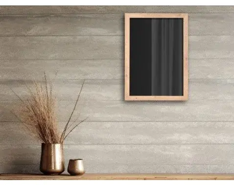 Nástenné zrkadlo Thea 48x68 cm, dub artisan%