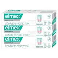 ELMEX Sensitive Complete Protection zubní pasta pro kompletní ochranu zubů 3 x 75ml