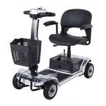 Racceway Elektrický čtyřkolový vozík SPLIT, stříbrný