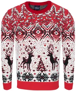 ARMA - Červený vánoční svetr