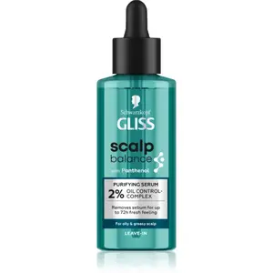 Schwarzkopf Gliss Scalp Balance hloubkově čisticí sérum pro vlasovou pokožku na mastné vlasy 100 ml