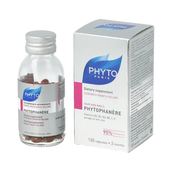 Phyto phanére Dietary Supplement Strenght Growth Volume Hair & Nails 120 ks 120 ks