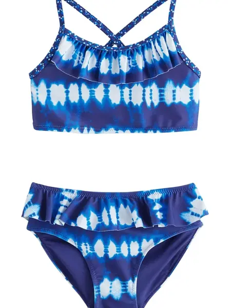 Next Bikiny  modrá / biela
