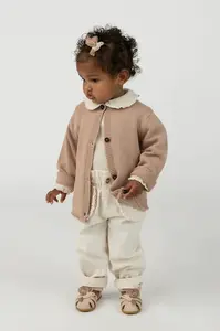 Donsje  Dětský bavlněný kardigan  Danta Cardigan Fluffy Bunny