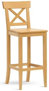 STIMA Barová židle HOKER bar dub masiv