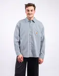 Carhartt WIP L/S Daldry Shirt Daldry Stripe, Office Blue S