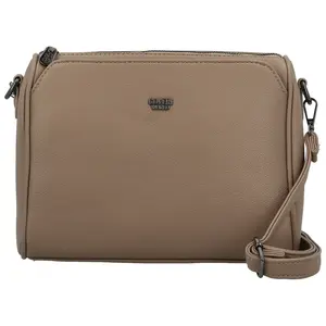 Módní dámská koženková crossbody kabelka Coveri Leanne, khaki