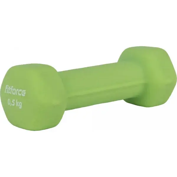 Fitforce FDBN 0,5 KG Jednoruční činka, zelená, velikost 0,5 KG