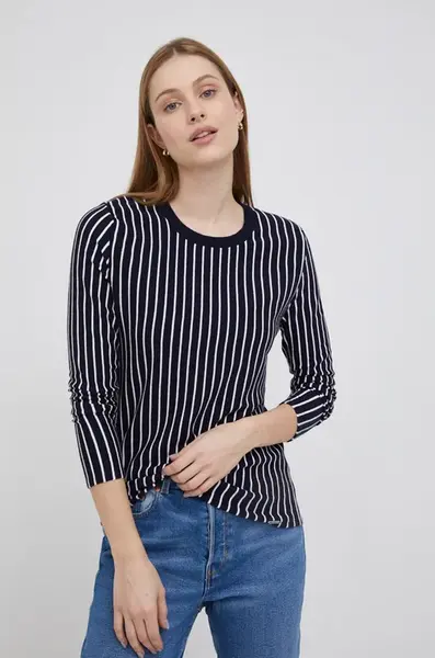 Svetr Dkny dámský, tmavomodrá barva, lehký