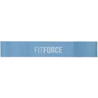 Fitforce EXELOOP SOFT Posilovací guma, světle modrá, velikost
