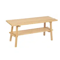 Carryhome LAVICE S BOTNÍKEM, přírodní barvy, 100/45/35 cm
