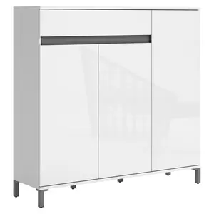 Xora BOTNÍK, bílá, 120/115/34 cm