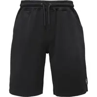 Willard SUVIN Pohodlné pánské úpletové šortky, černá, velikost