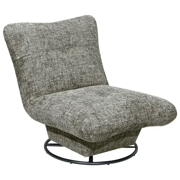 MID.YOU KŘESLO, textil, šedá