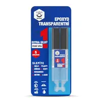 Epoxyd transparentní dvousložkový, 28g, BULDOK