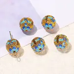 Brass Enamel Beads