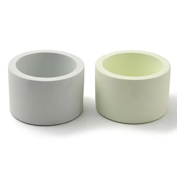 2Pcs 2 Colors Cement Candle Cups