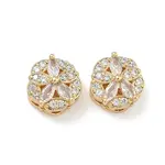 Brass Micro Pave Cubic Zirconia Pendants