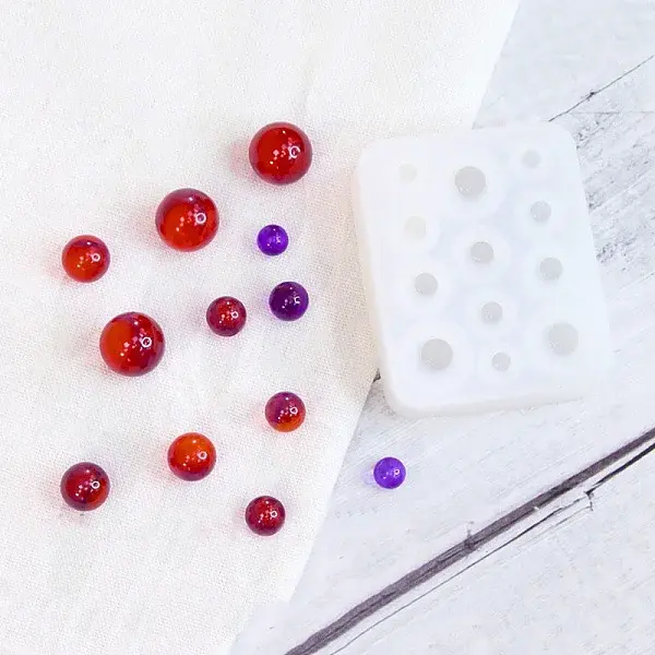 DIY Silicone Round Bead Molds