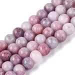 Ombre Effect Opaque Crackle Glass Beads Strands