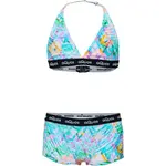 AQUOS BONA Dívčí sportovní dvoudílné plavky, mix, velikost 116-122