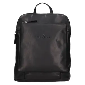 Dámska kožená batôžko-kabelka Greenwood Ella - čierna