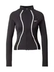 Reebok Tréningová bunda  čierna / biela